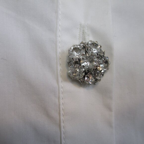 NWT J. Crew Garcon Shirt Womens 18 White Organic Cotton Button Up Long Sleeves - Picture 7 of 13